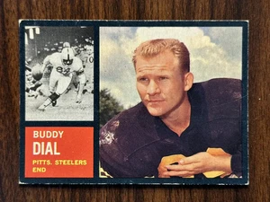 1962 Topps Football Buddy Dial Pittsburgh Steelers Base Card Low Grade SP 130 - Bild 1 von 2