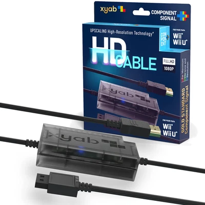 Componente XYAB + Cable de enlace HD para Wii y Wii U - Resolución Full HD 1080p Foto 1 de 2