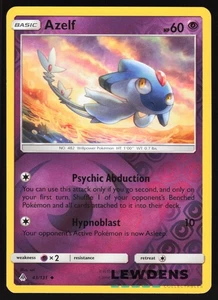 Azelf - 43/131 - Uncommon Reverse Holo - Forbidden Light - Pokemon Card - Picture 1 of 2