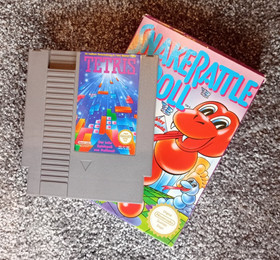 Nintendo NES &ndash; Snake Rattle &rsquo;n&rsquo; Roll &ndash; OVP + Anleitung &ndash; inkl. Tetris - sehr gut