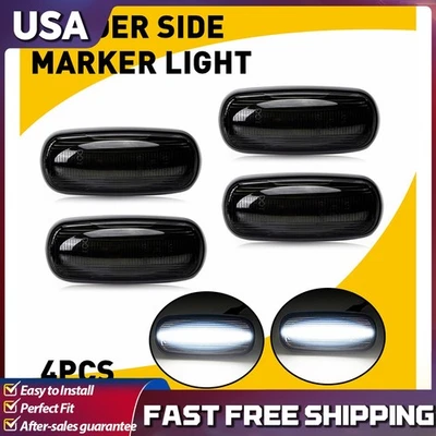 4 x для Dodge RAM 2500HD двойной колесо 2003-2009 светодиодный боковой габаритный фонарь белая лампа - Изображение 1 из 4