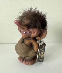NyForm Troll Figure Mani in Tasca Etichetta Originale Norvegia Naso Lungo Peloso - Foto 1 di 10