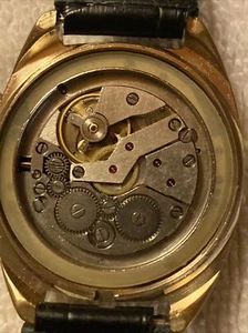 Vintage Herrenuhr 26 Jewels mechanisch Sowjetische UdSSR Cccp grünes Zifferblatt läuft Slava - Bild 1 von 6