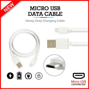B2G1 Free Micro USB 10FT Charger Cable for LG Phoenix 5/Risio 4/Tribute Monarch - Picture 1 of 4