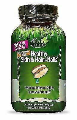 Irwin Naturals Healthy Skin & Hair Plus Nails 120 Liquid Softgels