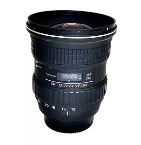 Tokina AF 12-24mm f4 AT-X Pro SD IF DX Camera Lens Nikon Autofocus Zoom Wide SLR - Picture 1 of 7