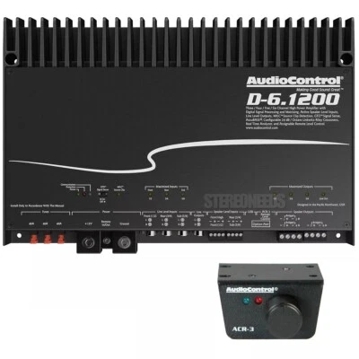 AudioControl D-6.1200 6-Channel Amplifier Digital Signal Processing DSP w/ ACR-3 - Image 1 of 4