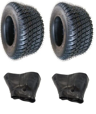 2x Schlauch + 2x 18x9.50-8 WAVE 18x9.5-8 Reifen für Rasentraktor Aufsitzmäher - Bild 1 von 4