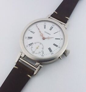 Unique Antique Swiss mechanical men`s wristwatch LeCoultre Co