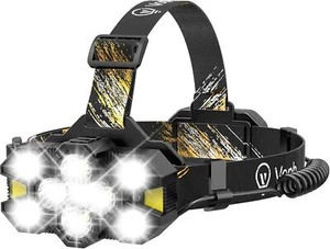 Lampara De Cabeza LED Impermeable USB Recargable Faro Cabeza Linterna - Imagen 1 de 6