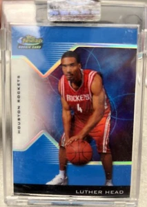 2004-05 Finest Refractors Blue #214 Luther Head /50 Topps non circolato sigillato - Foto 1 di 2