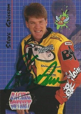 STEVE GRISSOM AUTOGRAPHED 1996 MAXX RACING ODYSSEY NASCAR PHOTO TRADING CARD - Image 1 of 2