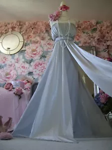 Monsoon size 22 New tags silver silk embellished maxi dress wedding occasion - Picture 1 of 10