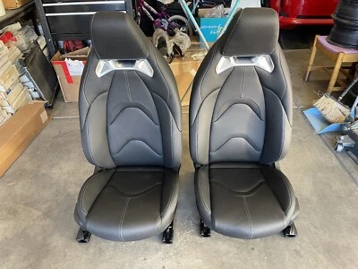 2021 Toyota Supra GR A90 Interior Seats Leather PAIR Left/Right OEM - Image 1 of 4