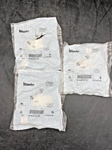 Set Of 3 BINDER 99063450004 Connector Circular - Picture 1 of 4