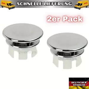 2x Waschbecken Überlauf Ring Runde Überlaufabdeckung Dekorative Küche Bad TOP - Bild 1 von 4
