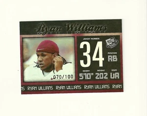 2011 Press Pass Reflectors Gold #26 Ryan Williams /100 Cardinals Virginia Tech - Picture 1 of 2