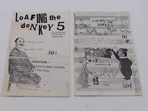 Loafing The Donkey Zine ALternative Cinema Music Fanzine 80s Punk Film DIY Xerox - Imagen 1 de 7