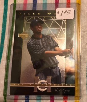 2003 Upper Deck #MC-34 Major Champions Tiger Woods - Image 1 of 2