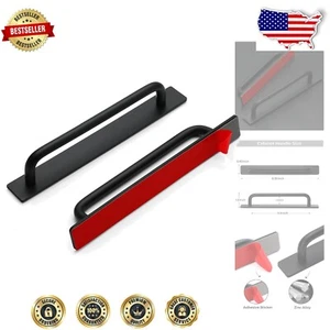Effortless 24 Pack Adhesive Handles - Black Self-Stick for Cabinets & Closets - Picture 1 of 10