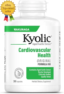 Fórmula de extracto de ajo envejecido 100, 300 cápsulas Foto 1 de 4