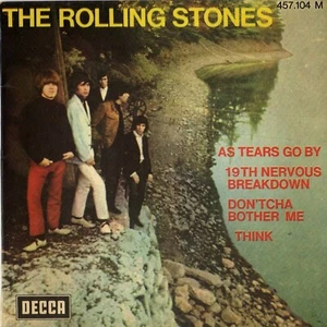 THE ROLLING STONES 19TH NERVOUS BREAKDOWN FRENCH EP 45 PS 7" SACEM RE. 07/71 - Imagen 1 de 3