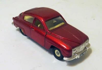 DINKY #156 SAAB 96 IN METALLIC DARK RED MINT NO BOX - Image 1 of 4