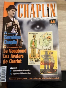 REVUE CHARLIE CHAPLIN ÉTERNEL N°18 AFFICHE LES AVATARS CHARLOT LE VAGABOND 42X30 - Picture 1 of 6