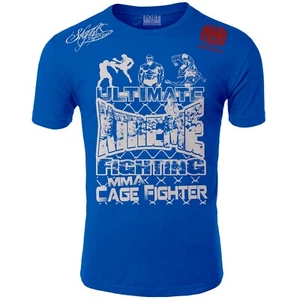 Ultimate Xtreme Fighting MMA UFC Cage Fighter Erwachsene Shorts Ärmel T-Shirt Top - Bild 1 von 13