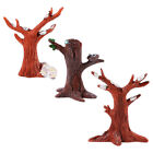  3pcs Miniature Scene Trees Landscape Trees Decoration Sand Table Tree Ornaments