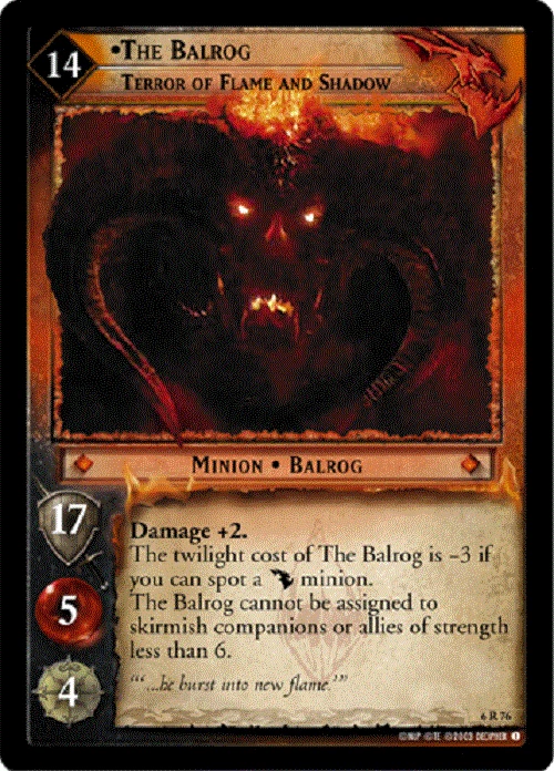 LOTR TCG Ents of Fangorn, Rare's/Uncommons/Common Single Card Sale Part 2 - Image 1 of 1