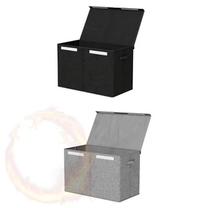Keezi Large Toy Box Chest Storage with Flip-Top Lid Foldable Organizer Bins - Picture 1 of 11