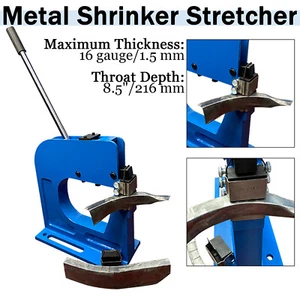 SS-16 Metal Shrinker Stretcher Fabrication 16 Gauge 8.5" Deep Throat w/ a Handle - Picture 1 of 14
