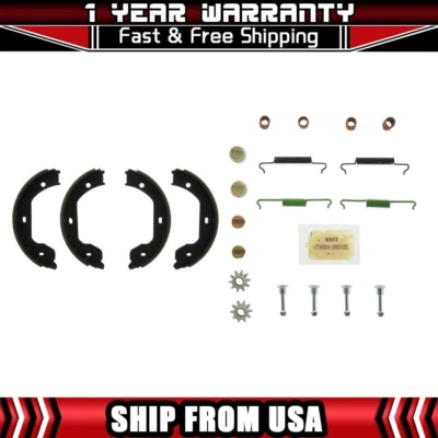 Kit de herrajes de freno de estacionamiento trasero de 2 piezas para BMW 525i 2004~2007 Foto 1 de 4