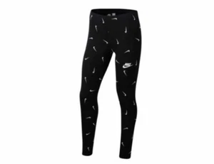 Nike Girls Swooshfetti Printed Leggings YM - Picture 1 of 2