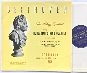 33CX 1405 BEETHOVEN String Quartets 13, 17 - Hungarian String Quartet Columbia - Picture 1 of 7