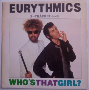 EURYTHMICS - WHO'S THAT GIRL ORIGINAL UK 12'' vinyl single - Picture 1 of 4