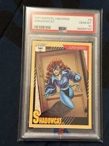 1991 Marvel Universe Shadowcat #9 PSA 10 GEM MINT *VERY RARE!! POPULATION 10!! - Picture 1 of 2