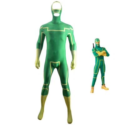 Kick-Ass Costume Cosplay Jumpsuit Bodysuit For Kids Adult Men - Image 1 of 4
