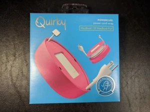 Quirky Powercurl POP Power Cord Wrap Organizer for 13" MacBook Pro Laptop - Pink - Picture 1 of 3
