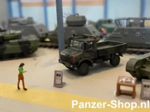 LKW Unimog U1300L Pritsche Bundeswehr, Spur Z, 1:220, Unbemalt, Fahrzeuge - Bild 1 von 4