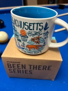 Taza de café Starbucks BTS, Massachusetts, serie Been There, 14 oz nueva en caja con etiqueta - Imagen 1 de 3
