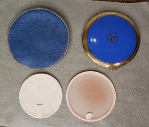 Maquillaje compacto vintage para dama Mercedes Benz de Emrich década de 1950 Hecho en alemán - Imagen 1 de 10