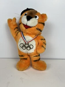 Joyful Hodori Tiger Plush Mascot 1988 Seoul S Korea Olympic Games Vintage Rare - Picture 1 of 9