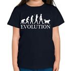 Shetland Sheepdog Évolution De Homme Enfants T-Shirt Haut Chien Marche