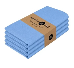 Solid Cloth Napkin Set of 4 100% Cotton Washable Reusable Dinner Cloth Napkin... - Picture 1 of 6
