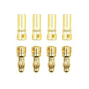 10 Pairs Drone Cable Plug Banana Female Plugs Gold Plated Connectors - Picture 1 of 11