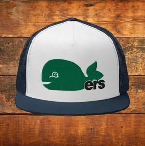 HARTFORD WHALERS EMBROIDERED TRUCKER HAT CAP VINTAGE NEW ENGLAND NHL HOCKEY NEW - Picture 1 of 14