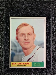 1961 Topps Baseball #505 Red Schoendienst EX/MT - Picture 1 of 2