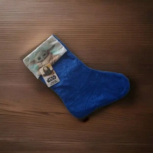Star Wars Christmas Stocking The Mandalorian Baby Yoda 15" Disney NEW w/ Tag - Picture 1 of 6